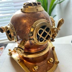 Federal Vintage U.S Navy Mark V Copper Brass Diving Divers Helmet